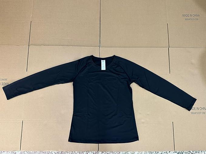 Boyzn Women's 3 Pack Short/Long Sleeve Workout Running Shirts, UPF 50+ Sun Protection Shirts, Athletic Exercise Gym T-Shirts - Which Mark