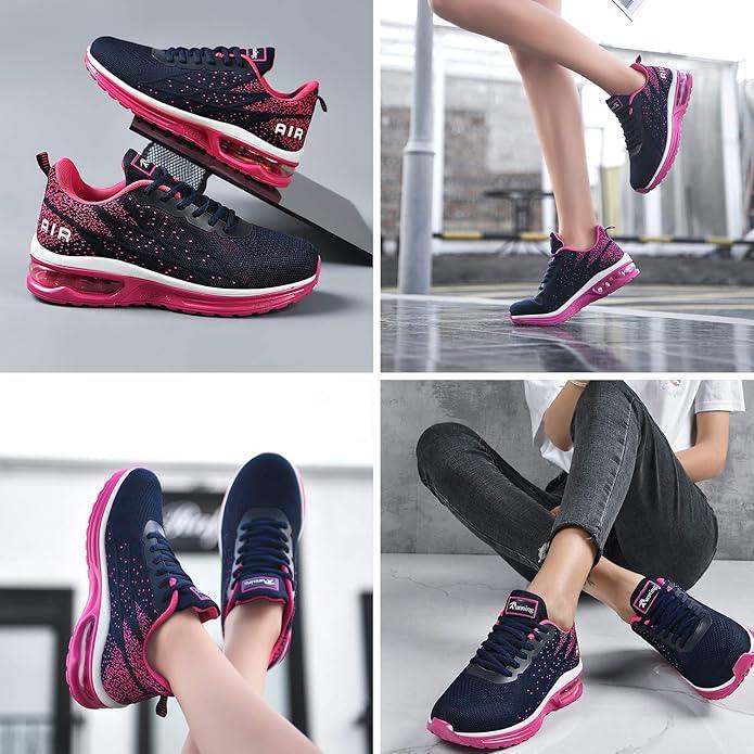 Autper Air Running Shoes for Women Comfortable Tennis Walking Shoes Women Sport Gym Sneakers .Size5.5-11 - Which Mark