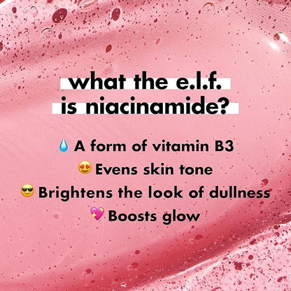 e.l.f. Power Grip Primer + 4% Niacinamide, Gel-Based & Hydrating Face Primer, Evens Skin & Brightens, Grips Makeup, Vegan & Cruelty-Free, 0.811 Fl Oz , Pink - Which Mark