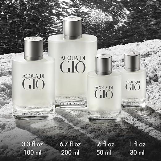 Armani Beauty - Acqua di Gio - Eau de Toilette - Cologne for Men - Long Lasting Fragrance with Bergamot notes, Jasmine, White Musks, Patchouli & Cedarwood - Which Mark