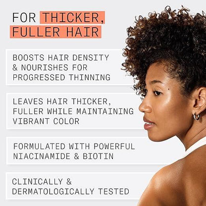 Nioxin Scalp + Hair Thickening System Kits | For Natural, Colored, & Damaged Hair with Light to Progressed Thinning | Strengthen & Boost Hair Density with Niacinamide & Biotin | 3 Month Supply - Which Mark