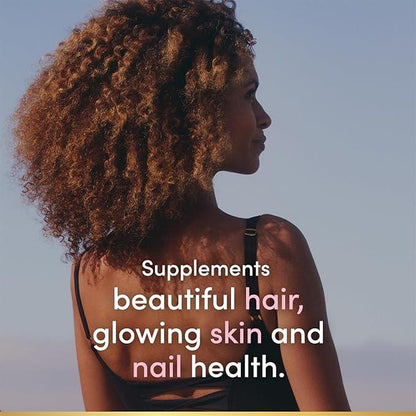 NATURE'S BOUNTY Biotin, Ultra Strength, 10,000 mcg, Promotes Hair Growth, Thicker Healthier Nails, Stronger Thicker Hair & Healthier Skin, Helps Metabolize Nutrients, Softgels, 55.4 g - Which Mark