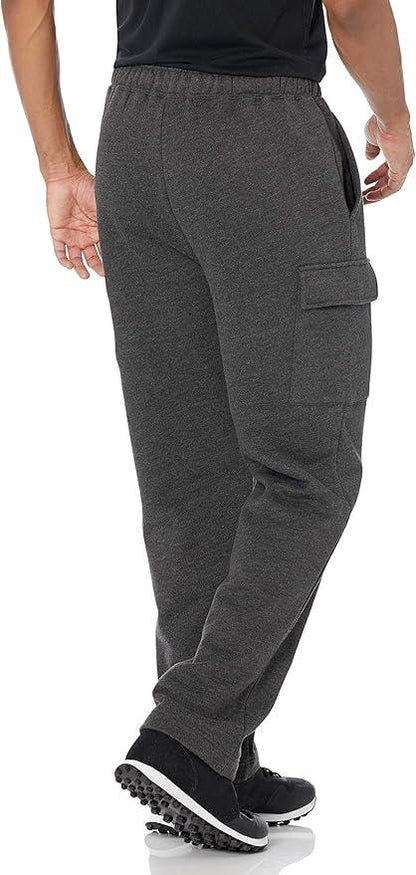 Amazon Essentials Mens Cargo Fleece Sweatpant - Which Mark