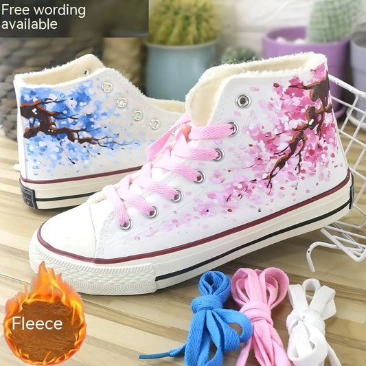 High Top Canvas Shoes For Summer And Autumn Women - Which Mark