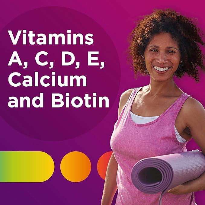 Centrum Women MultiGummies, Multivitamins/Minerals Gummies, Cherry, Berry, and Orange Flavours, 130 Gummies (Packaging May Vary) - Which Mark