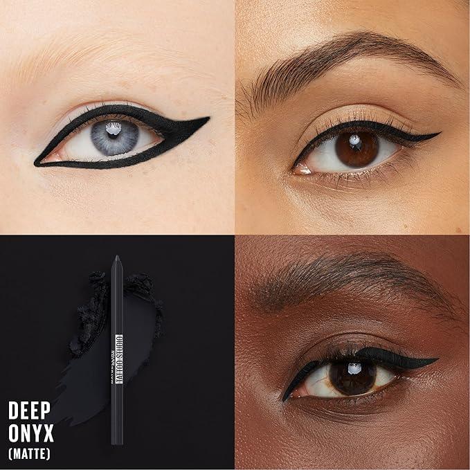 Maybelline New York Tattoostudio Waterproof, Long Wearing, Eyeliner Pencil Makeup, Deep Onyx, 0.04 Ounce - Which Mark