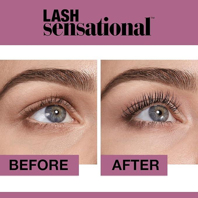 Maybelline New York Lash Sensational Washable Mascara, Blackest Black, (Packaging May Vary) 0.32 Fl Oz (Pack of 1) , K1714600 - Which Mark