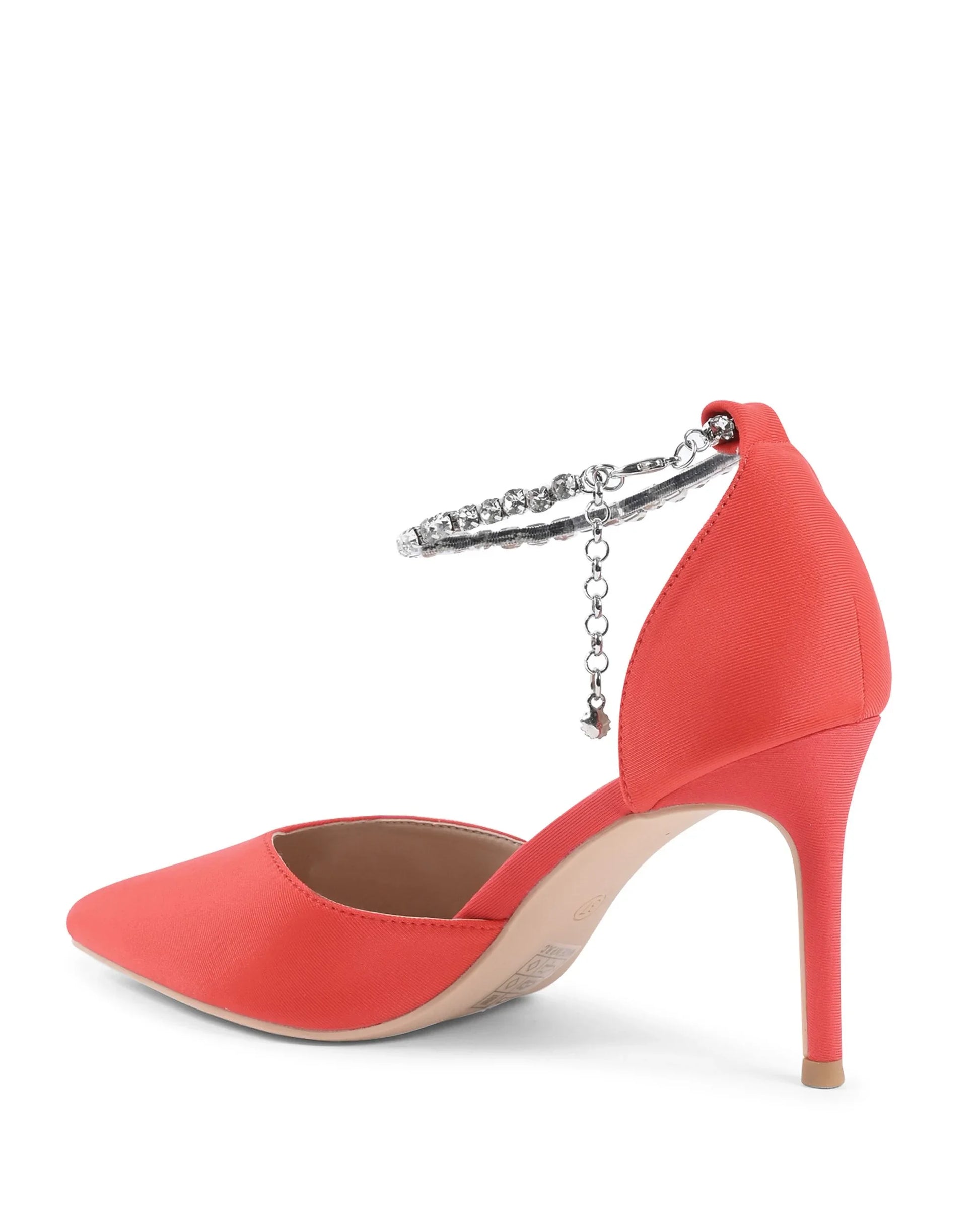19V69 Italia Womens Ankle Strap Pump Red F2929 ROSSO - Which Mark