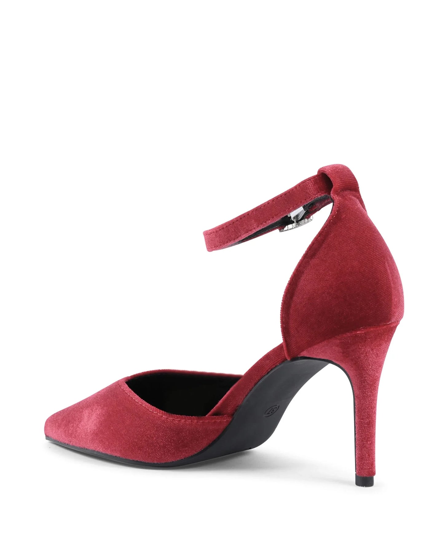 19V69 Italia Womens Ankle Strap Pump Red F0110 ROSSO - Which Mark