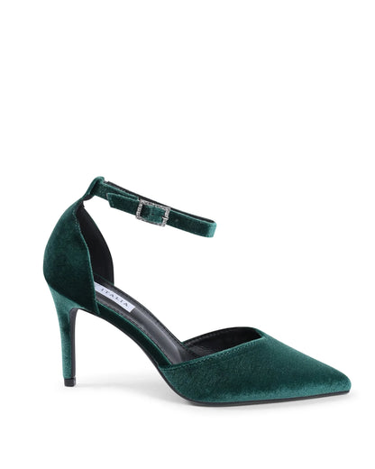19V69 Italia Womens Ankle Strap Pump Green F0110 VERDE - Which Mark