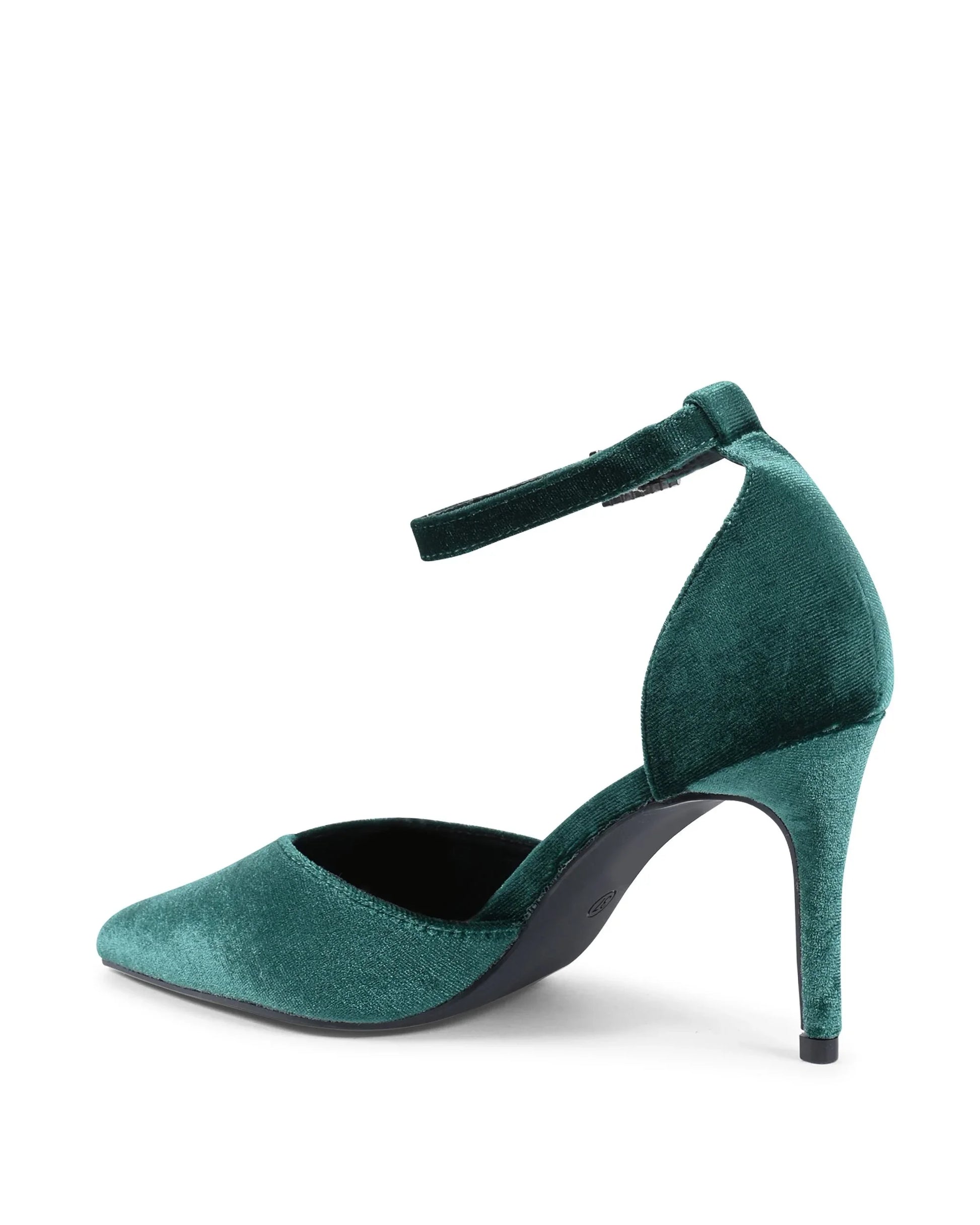 19V69 Italia Womens Ankle Strap Pump Green F0110 VERDE - Which Mark