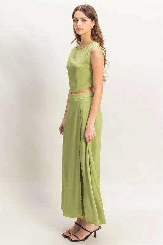 HYFVE Sleeveless Top and Maxi Skirt Set - Which Mark