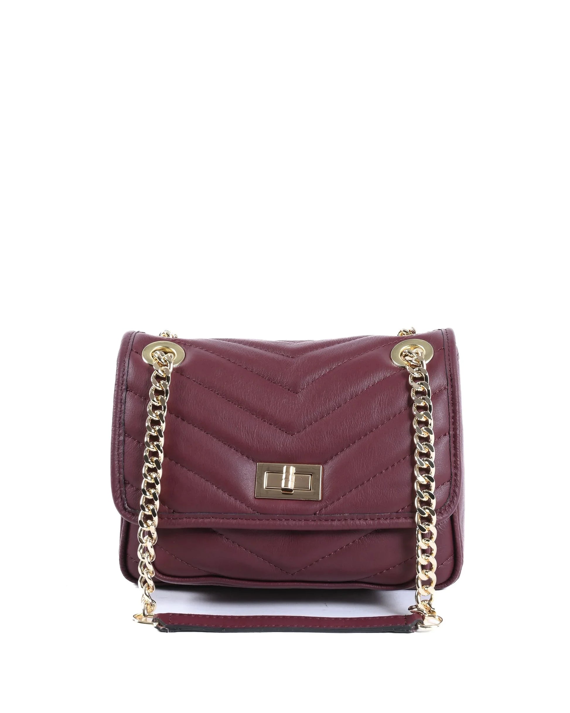 V Italia Womens Handbag 10507 SAUVAGE BORDEAUX - Which Mark