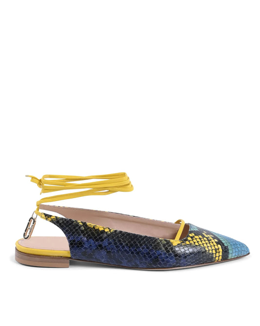 Brenda Flat Python - Blue/Yellow - Which Mark