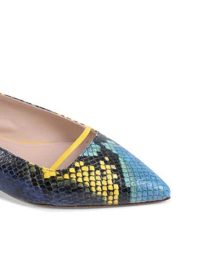 Brenda Flat Python - Blue/Yellow - Which Mark