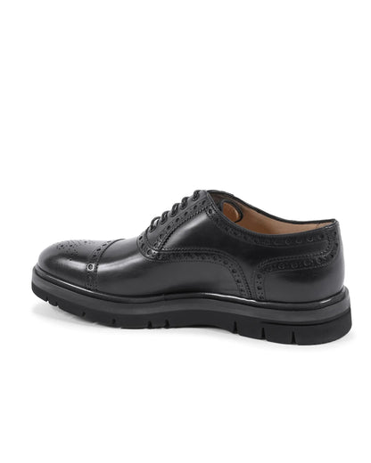 Dee Ocleppo Mens Brogue Shoes EB130 VITELLO NERO - Which Mark