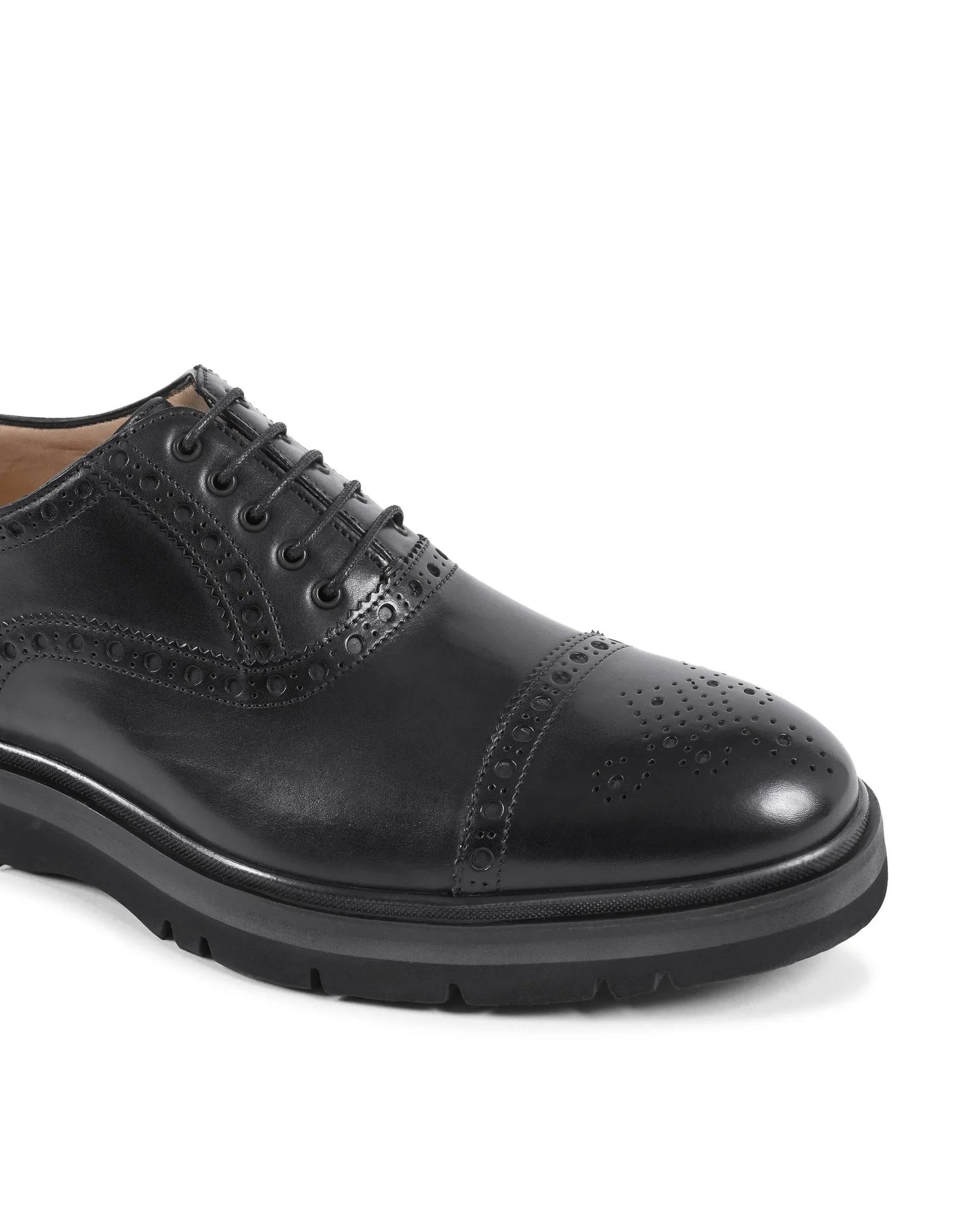 Dee Ocleppo Mens Brogue Shoes EB130 VITELLO NERO - Which Mark