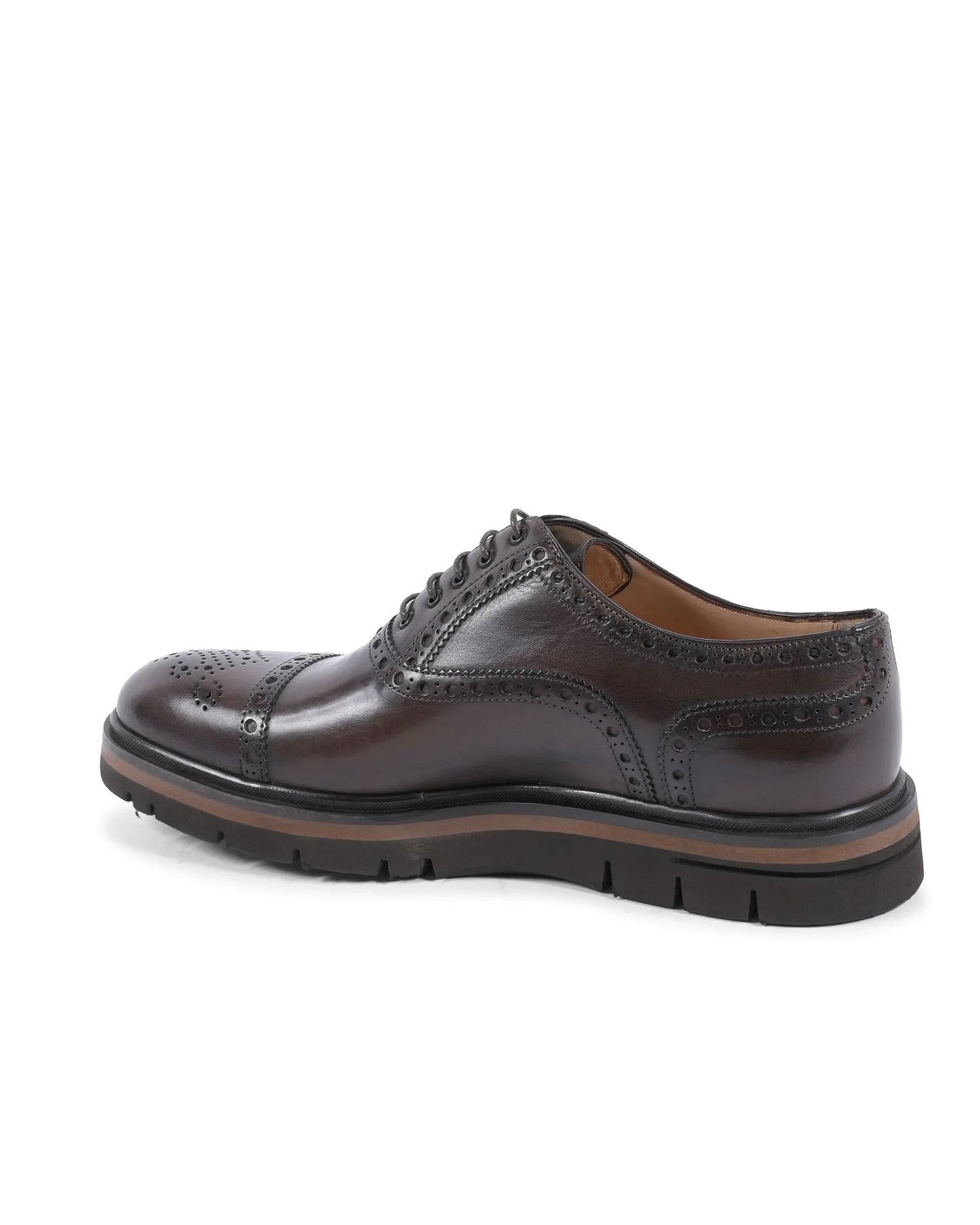 Dee Ocleppo Mens Brogue Shoes EB130 VITELLO CACAO - Which Mark