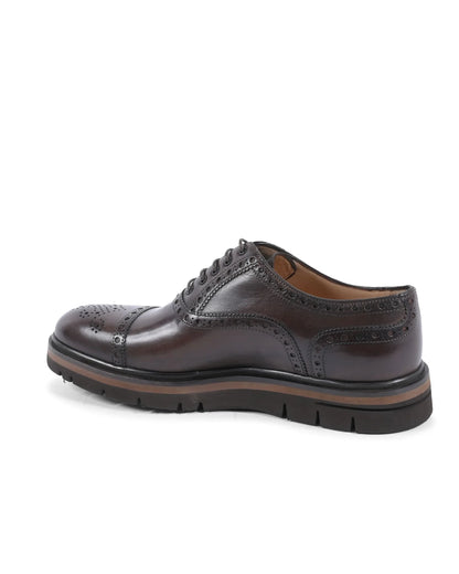 Dee Ocleppo Mens Brogue Shoes EB130 VITELLO CACAO - Which Mark