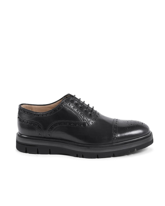 Dee Ocleppo Mens Brogue Shoes EB132 VITELLO NERO - Which Mark