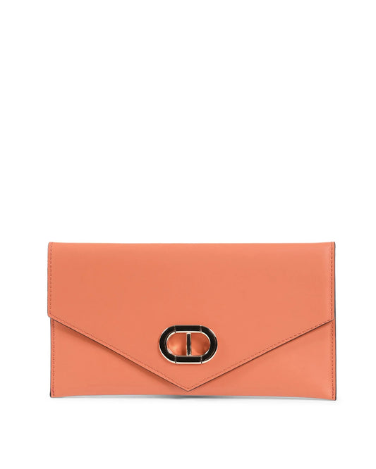 Leather Envelope Clutch Orange - Which Mark