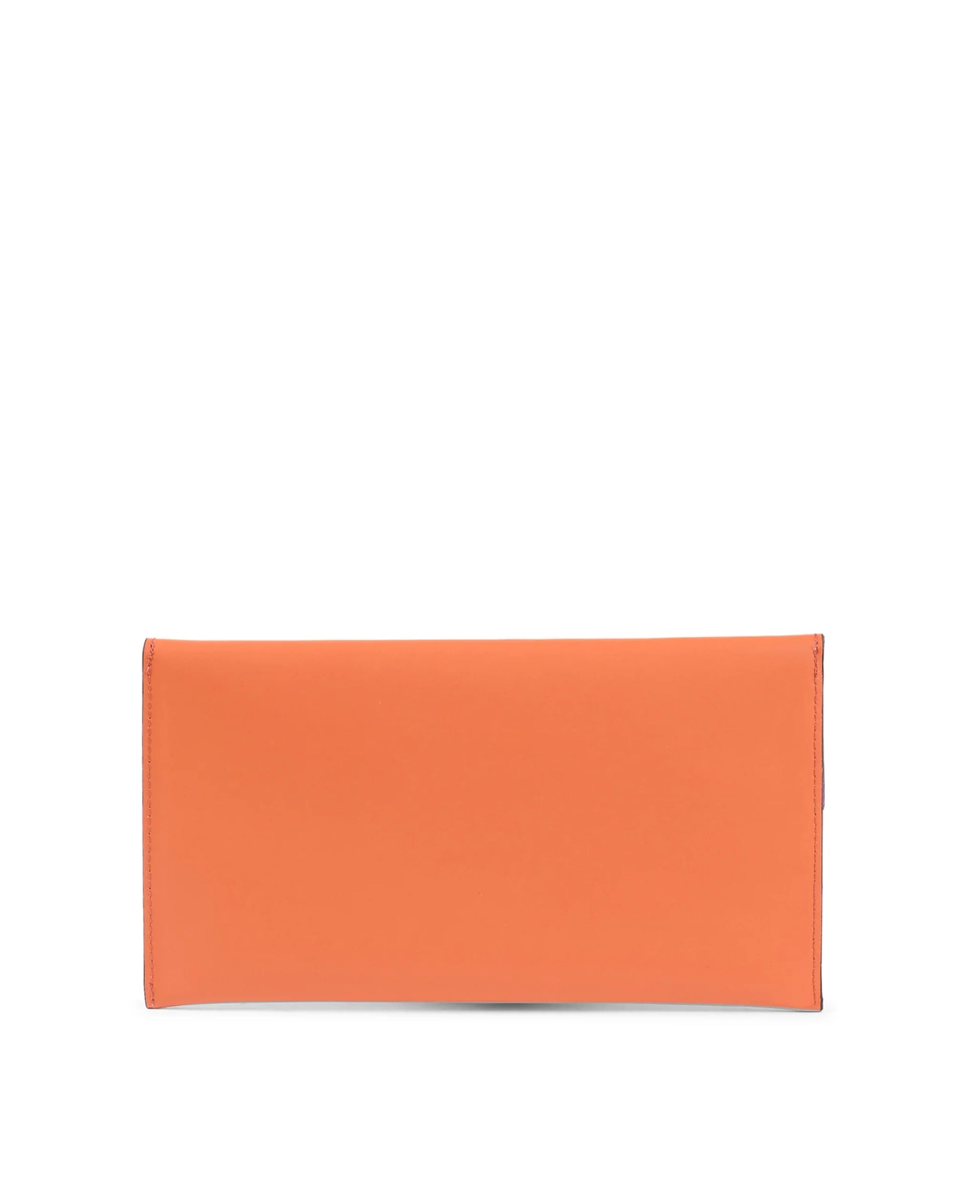 Leather Envelope Clutch Orange - Which Mark