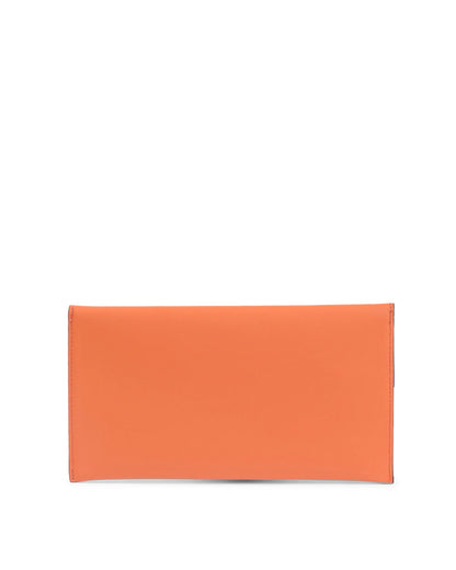 Leather Envelope Clutch Orange - Which Mark