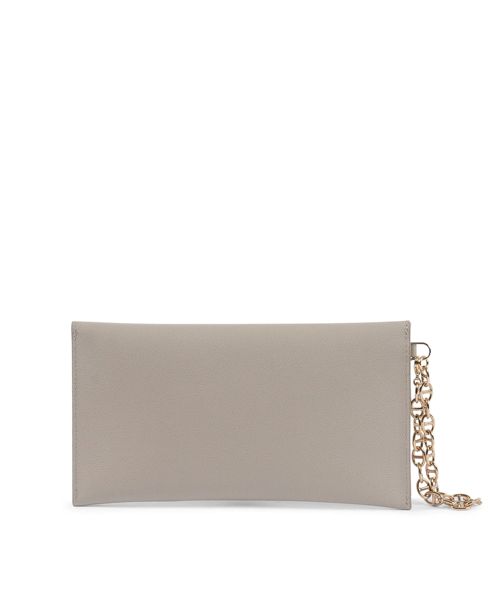 Dee Ocleppo Womens Clutch DC220 LOGO PALMELLATO TAUPE - Which Mark