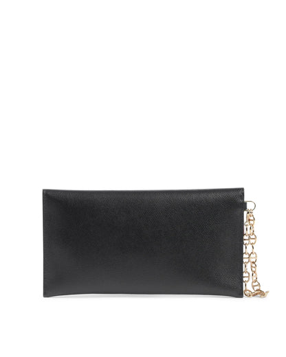 Dee Ocleppo Womens Clutch DC220 LOGO PALMELLATO BLACK - Which Mark