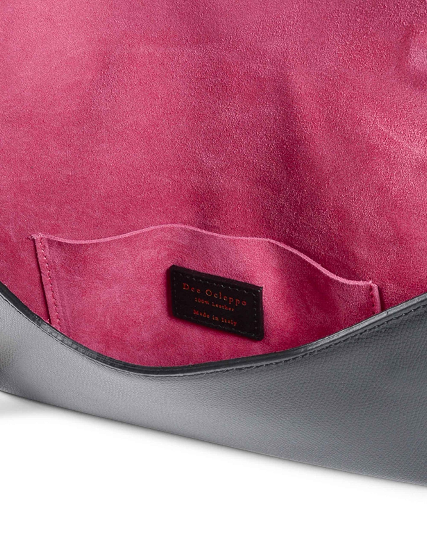 Dee Ocleppo Womens Clutch DC220 LOGO PALMELLATO BLACK - Which Mark