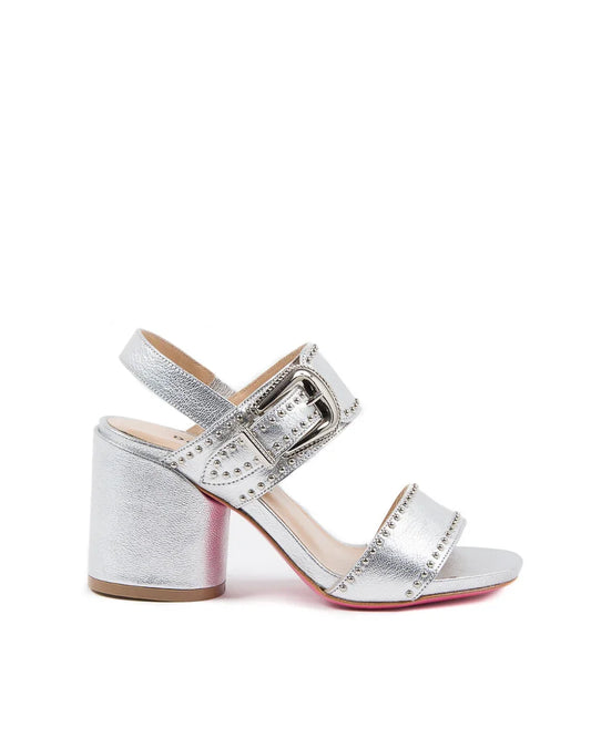 Dee Ocleppo Womens Sandal B3065DO CAPRA VETREX LAM ARGENTO - Which Mark