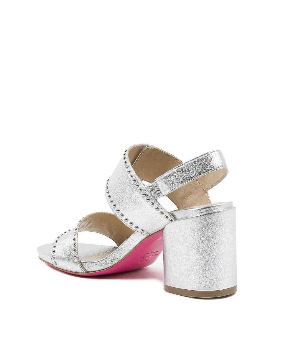 Dee Ocleppo Womens Sandal B3065DO CAPRA VETREX LAM ARGENTO - Which Mark