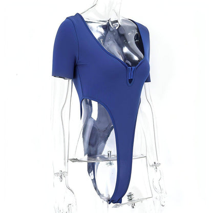 Women's Fashion Waist Hollow Slim Jumpsuit - Which Mark