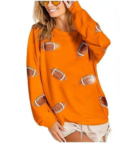 Women's Loose Casual Rugby Sweater - Which Mark