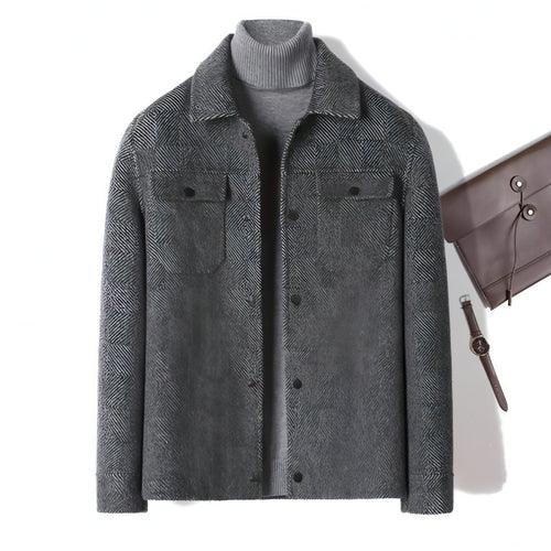 Cashmere Short Wool Jacket Men - Which Mark