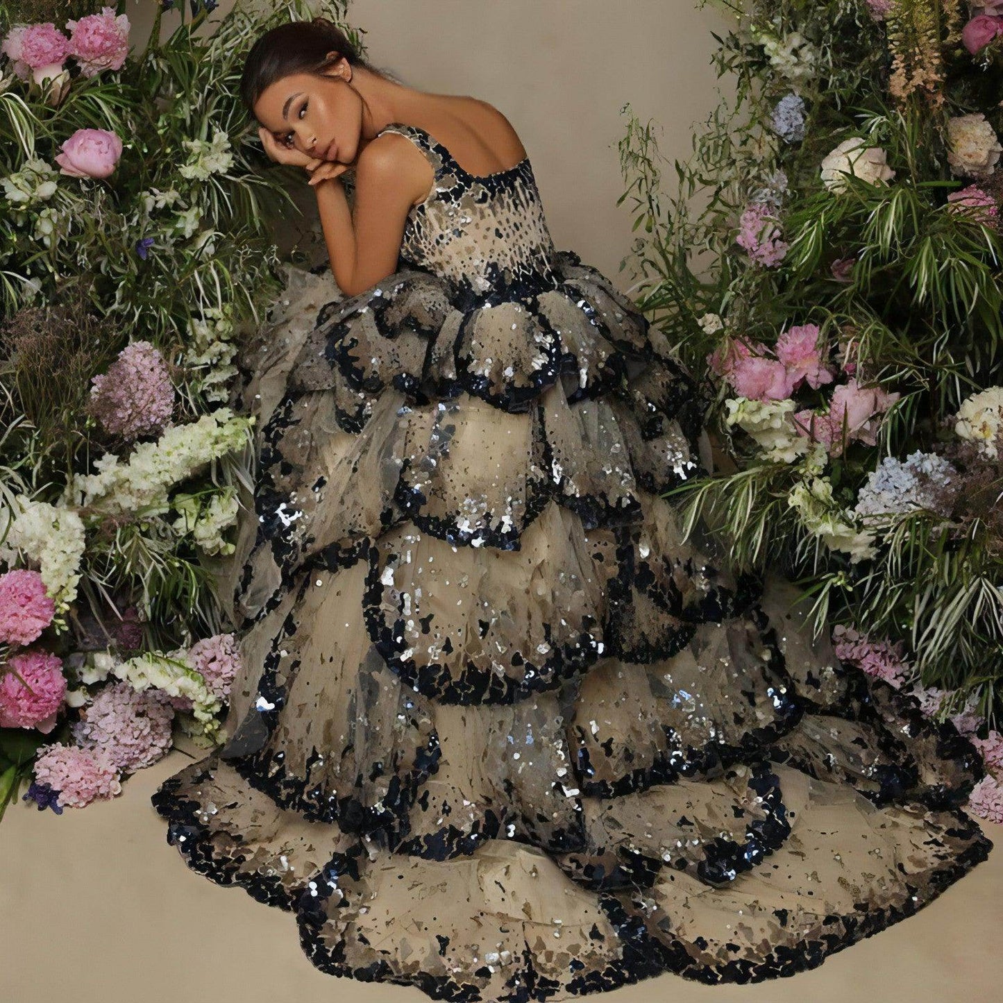 A1. Women's High-end Luxury Puffy Dress Skirt - Which Mark