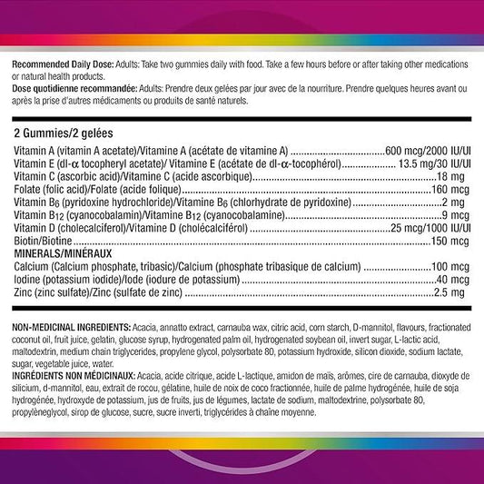 Centrum Women MultiGummies, Multivitamins/Minerals Gummies, Cherry, Berry, and Orange Flavours, 130 Gummies (Packaging May Vary) - Which Mark