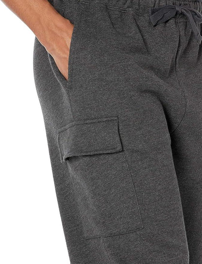 Amazon Essentials Mens Cargo Fleece Sweatpant - Which Mark