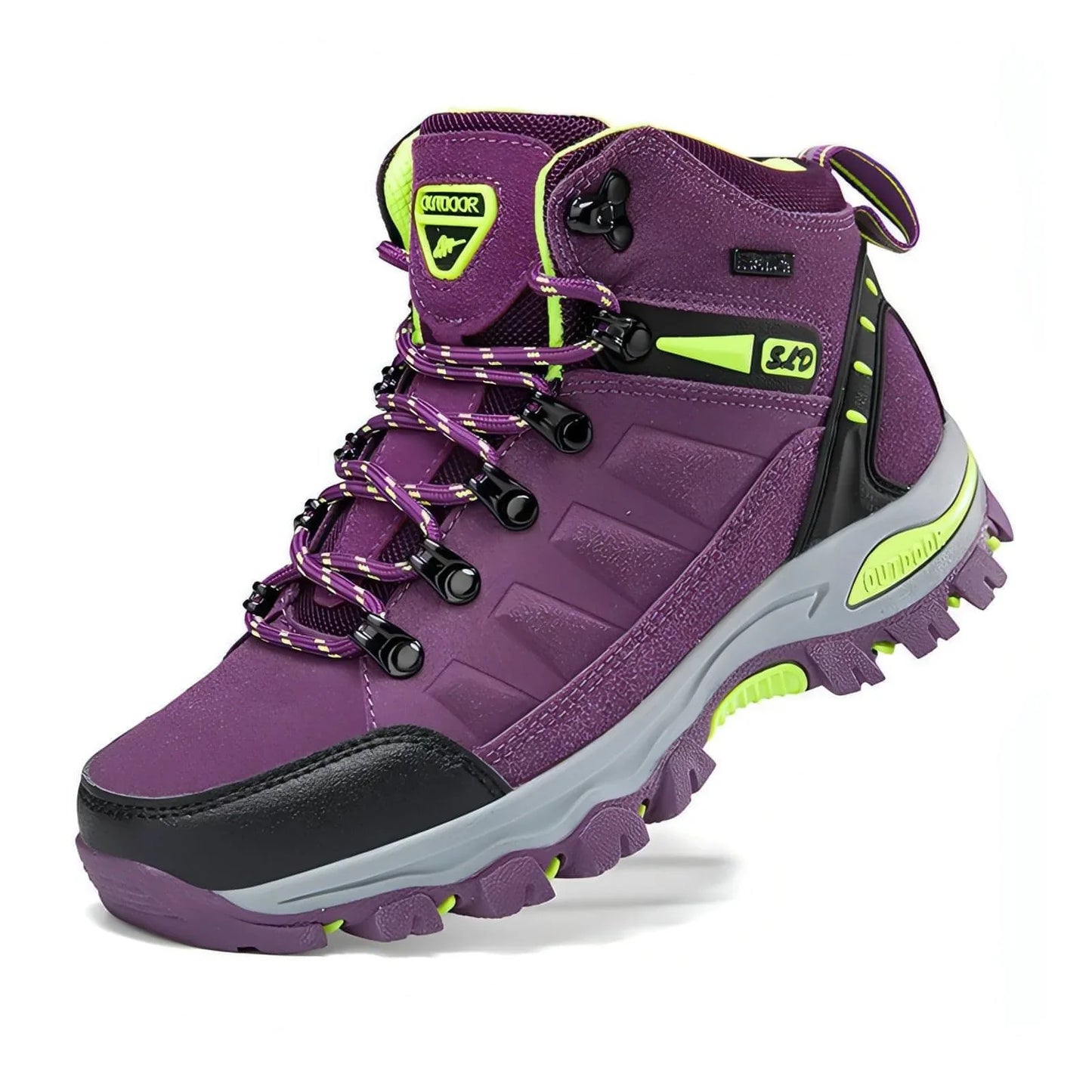 Plus Size Outdoor High-top Wear-resistant Mountaineering Women's Shoes - Which Mark