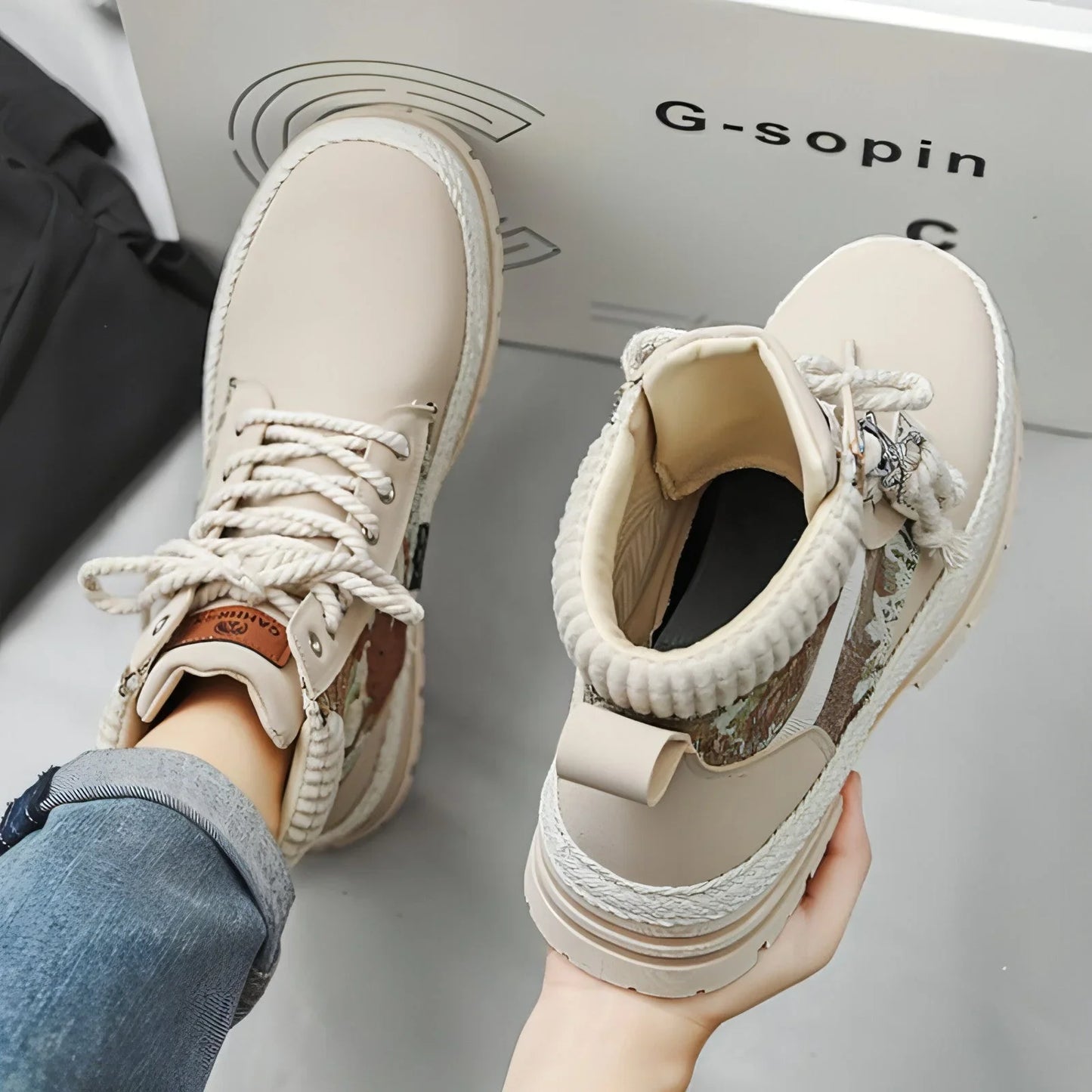 Autumn And Winter High-top Designer Comfy Shoes Men - Which Mark