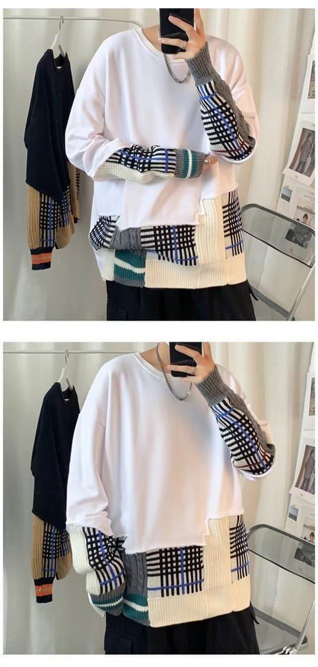 Ins National Fashion Brand Boys' Knitwear Sweater Youth Men - Which Mark