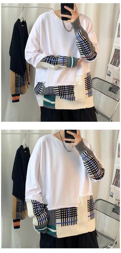 Ins National Fashion Brand Boys' Knitwear Sweater Youth Men - Which Mark