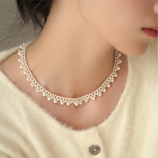 LuxeJewels™ – South Sea Pearl Necklace with 18K Gold Accent - Which Mark