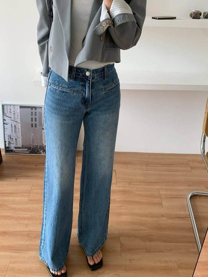 Retro High Waist Slimming Jeans Women - Which Mark