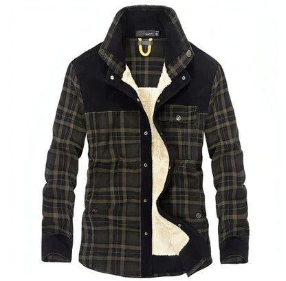 Pure Cotton Plaid Jacket Men - Which Mark