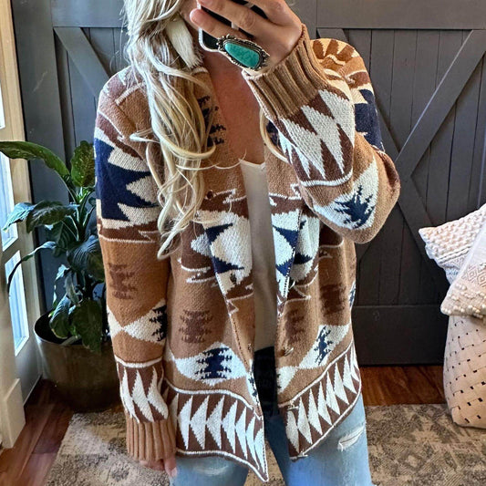 Women's Loose Cardigan Sweater Coat - Which Mark