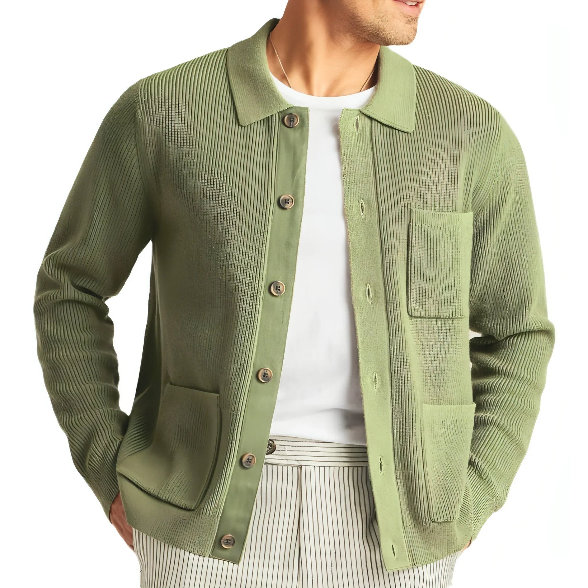 High-density Sweater Shirt Collar Long Sleeve - Which Mark