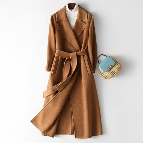 Autumn & Winter Temperament Korean Wool Coat for Women – Elegant & - Which Mark