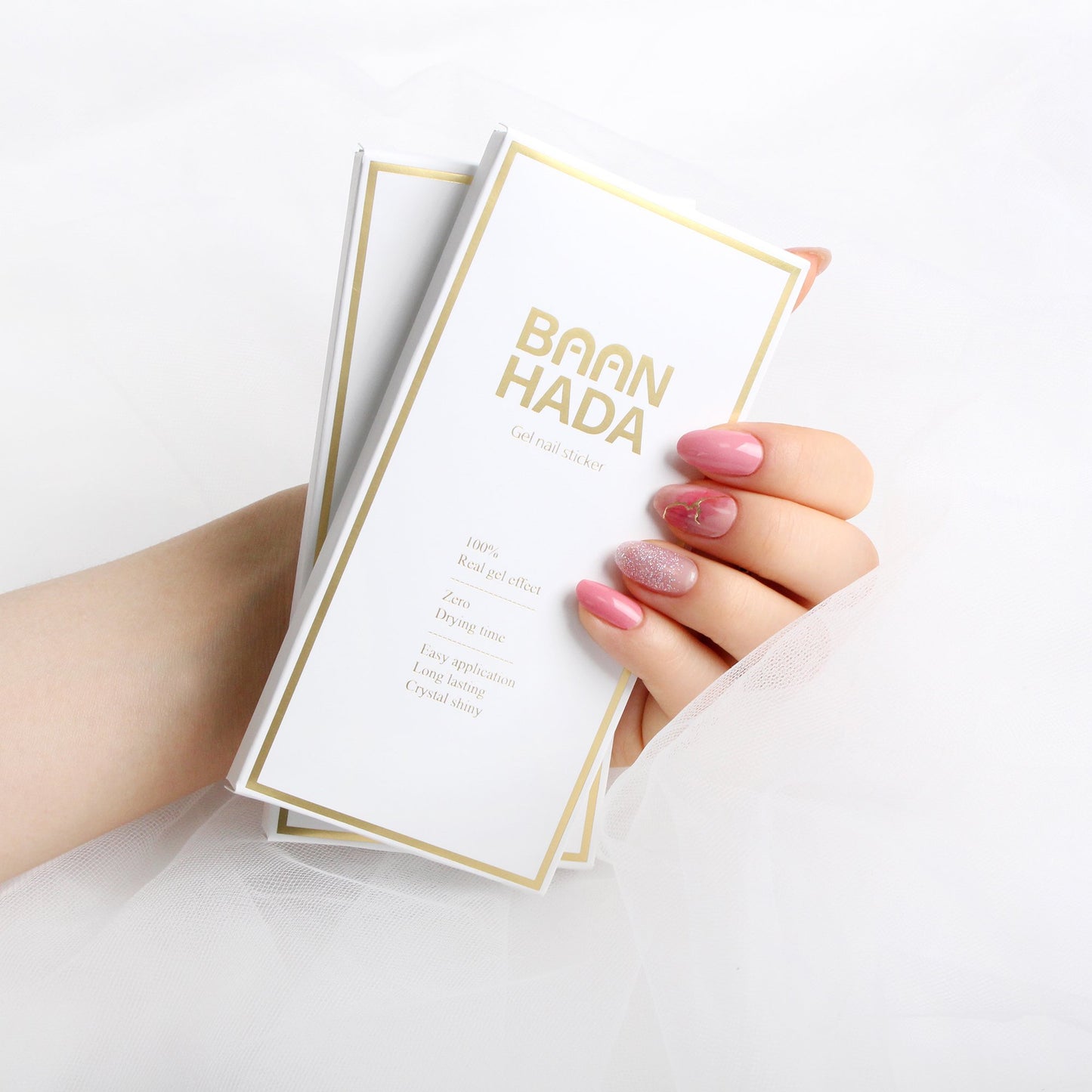 Korean Gel Nail Strips Nail decals All-In-One Kits - Which Mark