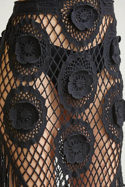Medallion Floral Cutout Dress - Which Mark